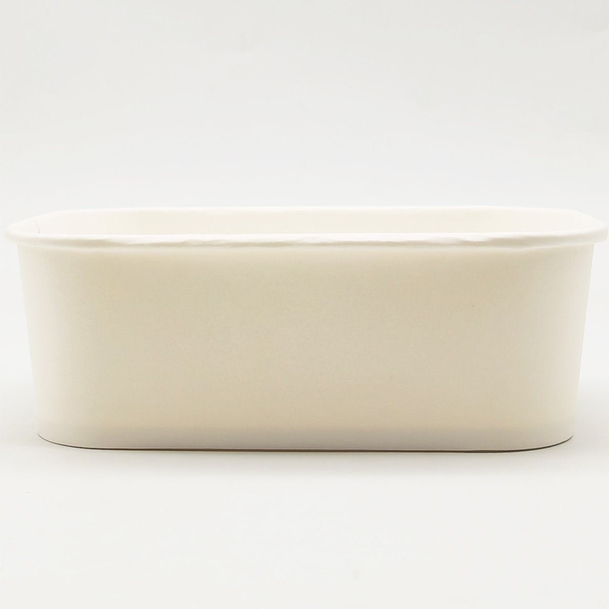 300pcs White Rectangular Bowl 750ml PE | WPRB750