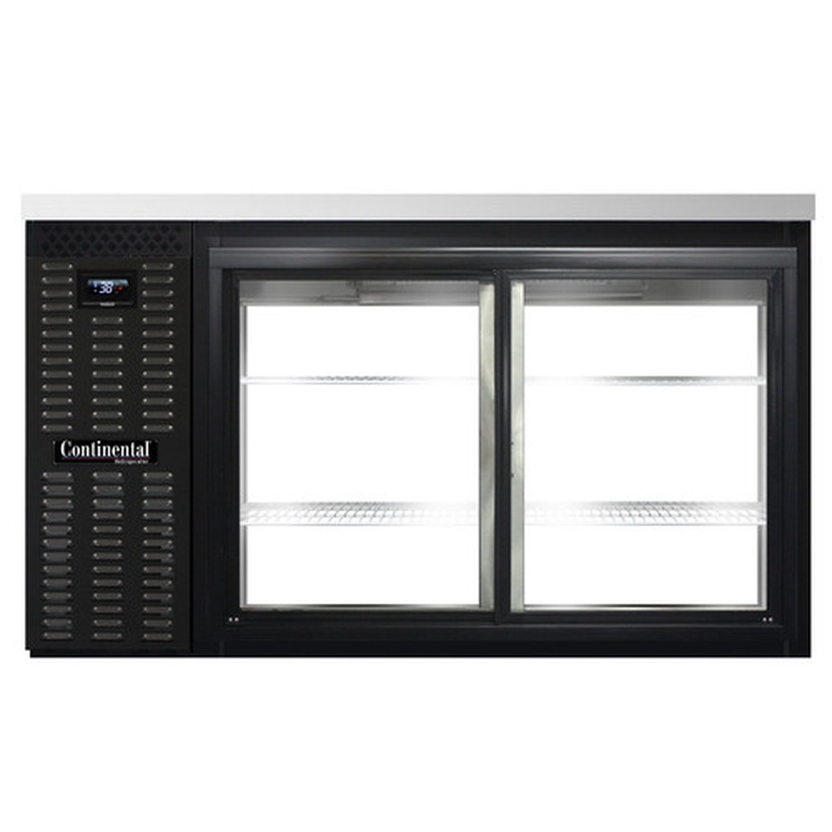 BB59NSGDPT | 59′ | Back Bar Cabinet, Refrigerated, Pass-Thru