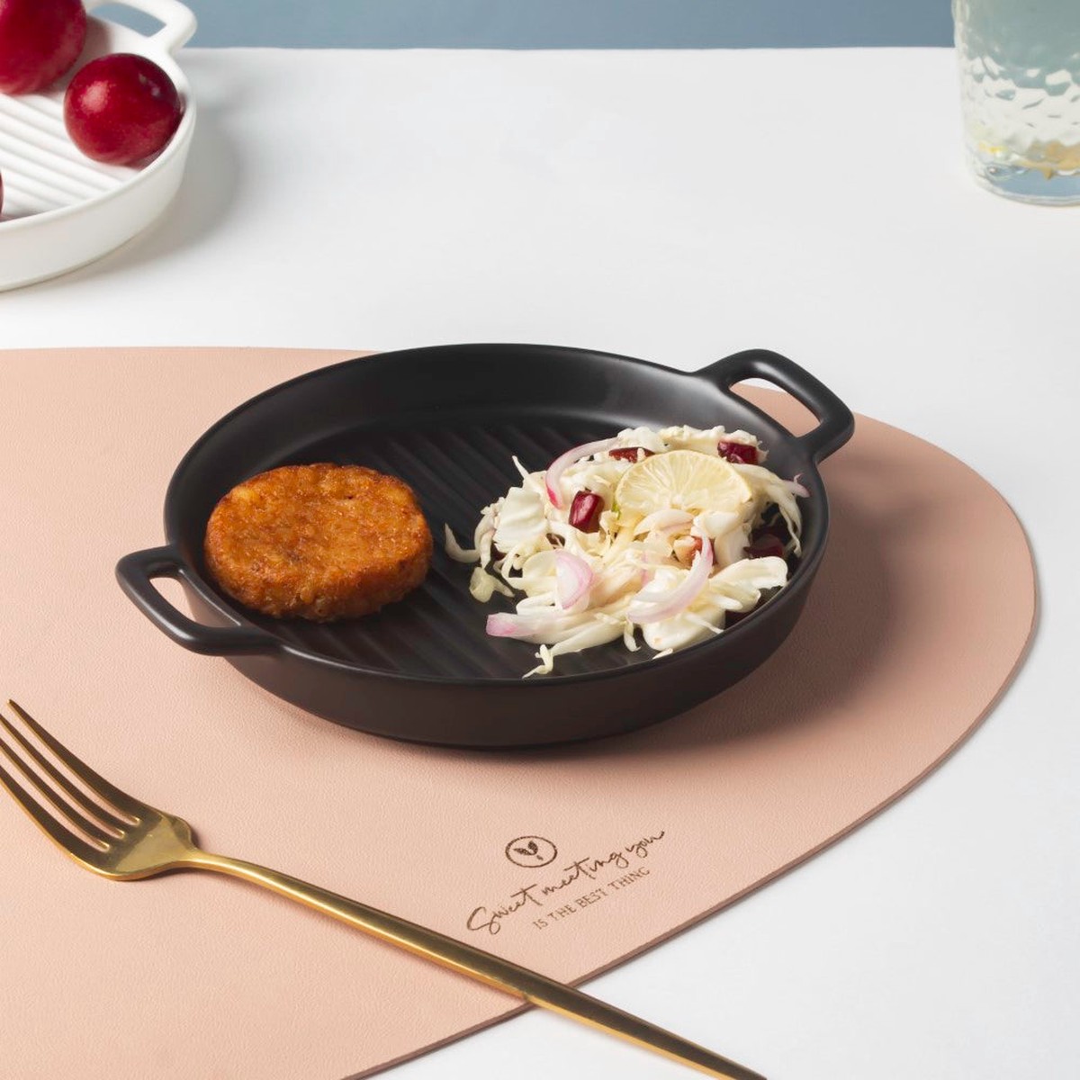 Black Oven Plate Small
