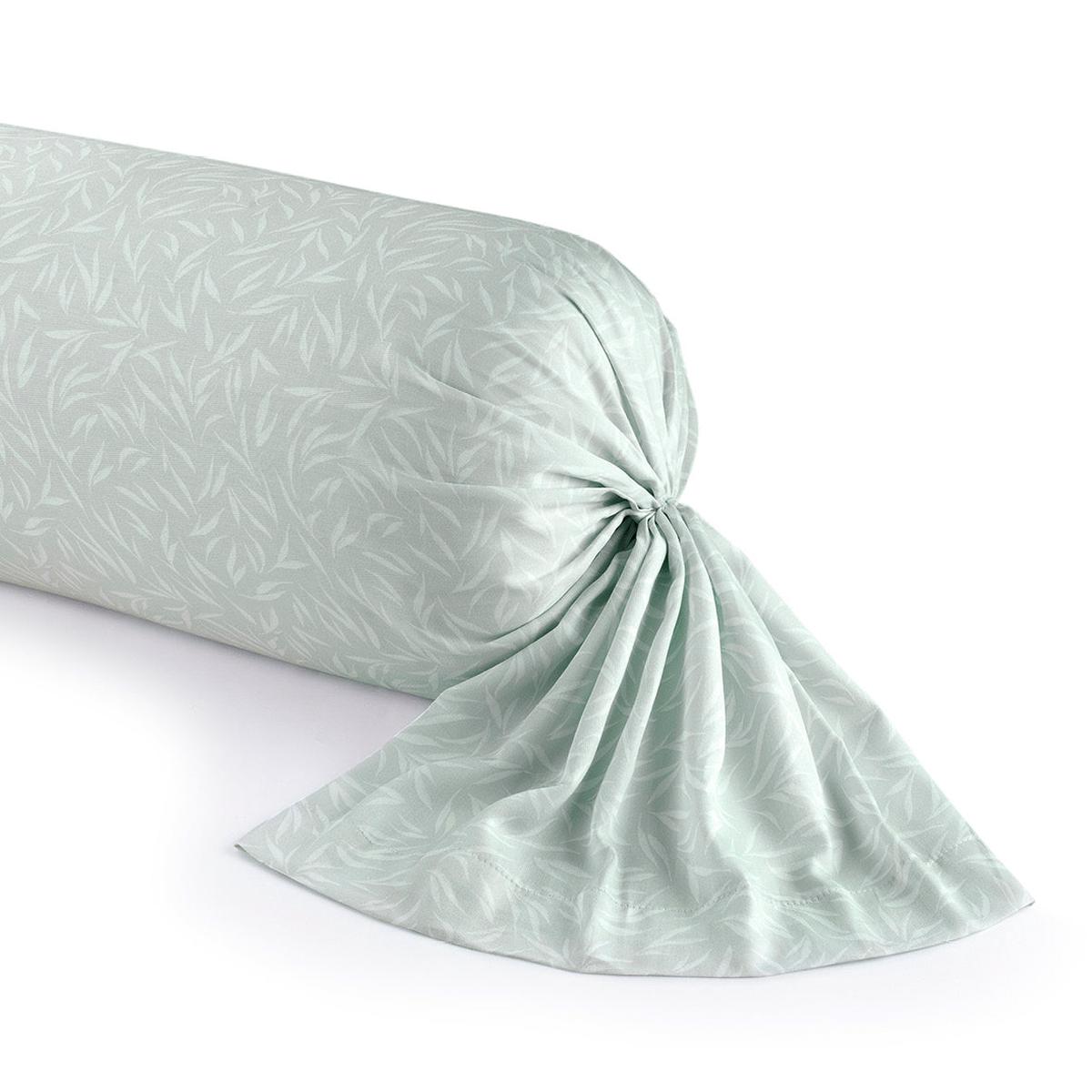 Bolster case cotton satin – Olea europaea Green