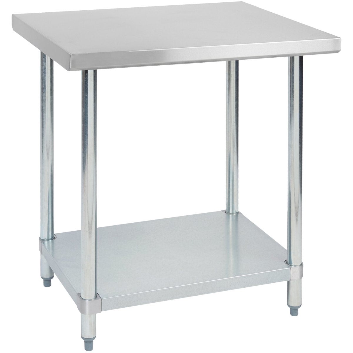 Commercial Stainless Steel Work Table Bottom shelf 700x700x900mm | WT7070G