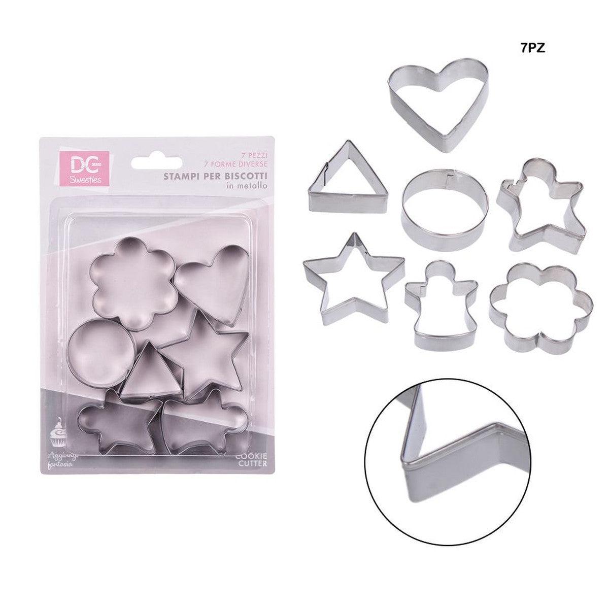 Dc Formine Dolci Inox 7Pz