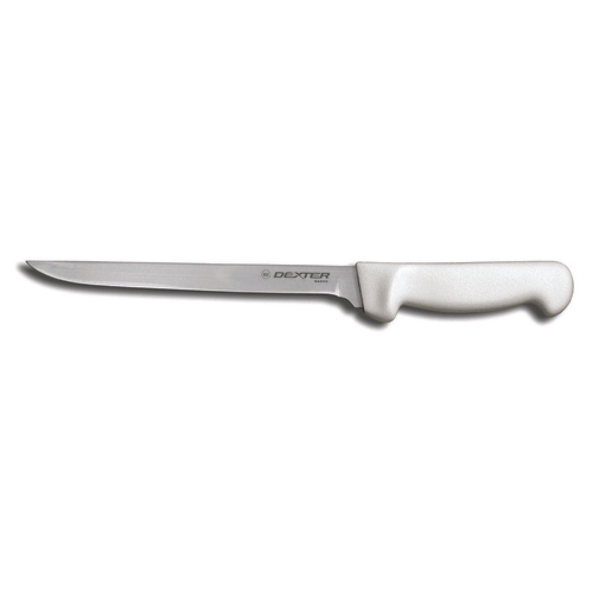 Dexter Russell P94812 7-Inch Blade 12-Inch Overall Length Knife Fillet High Carbon Steel White Polypropylene Handle