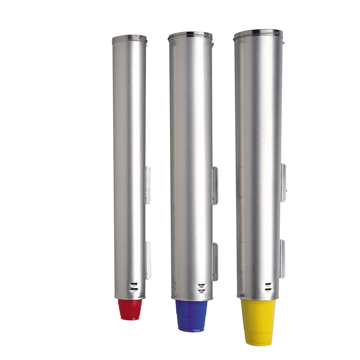 Dispense Rite ADJ-NW-101 Cup Dispenser 4-5/8 Inch Stainless Steel Adjustable with Mounting Hardware