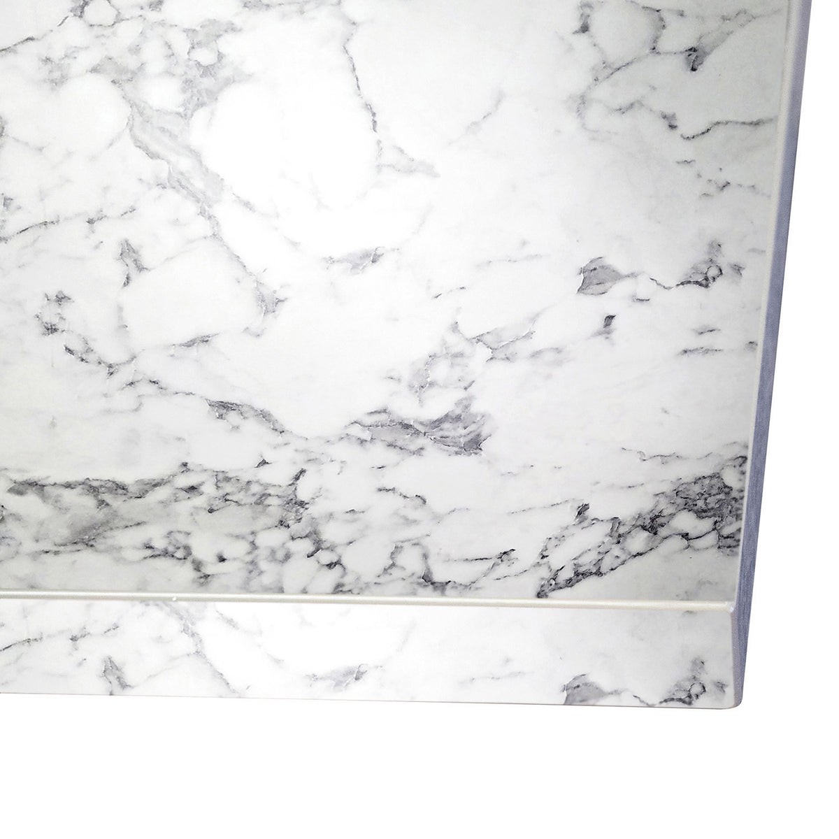 Grosfillex 24″ x 32″ Exterior Vanguard White Marble Table Top – US24D745