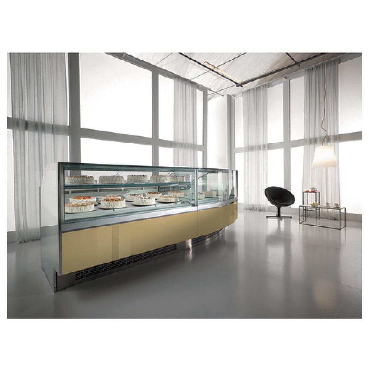 Howard-McCray KT-N2M-A-46-43 42.95 Inch Non-Refrigerated Display Case with LED Lighting