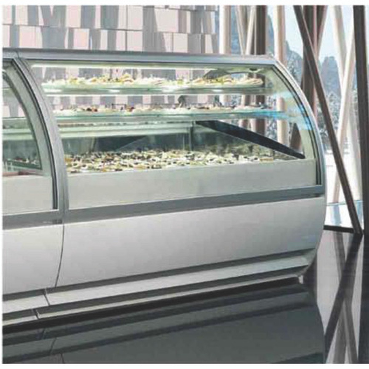 KOR-NS85T-A-57-85 | 85′ | Display Case, Non-Refrigerated Bakery