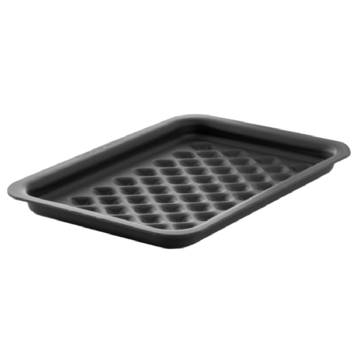 Middleby Marshall 75240 Lloyd Pans Diamond Grill Pan 6.47 X 9.45″ 12 Ga. Aluminum With Permanent Stick-resistant Black Finish