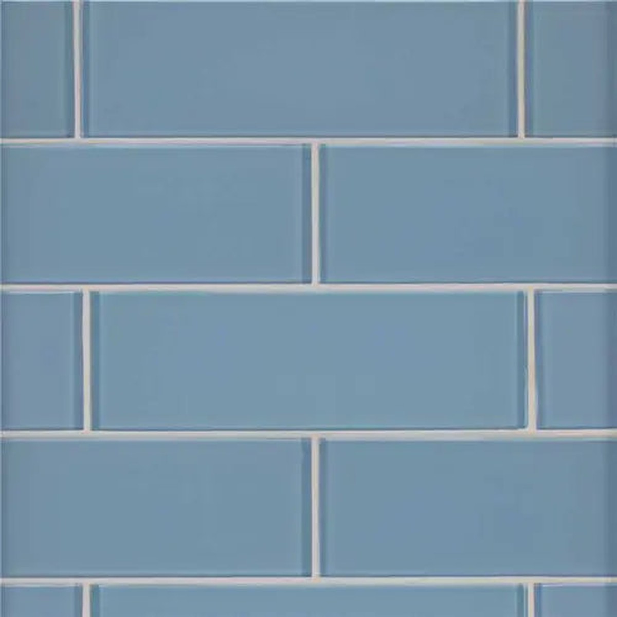 MSI Royal Azure 3 in. x 6 in. x 8mm Glossy Glass Blue Subway Tile (1 sq. ft. / Case)