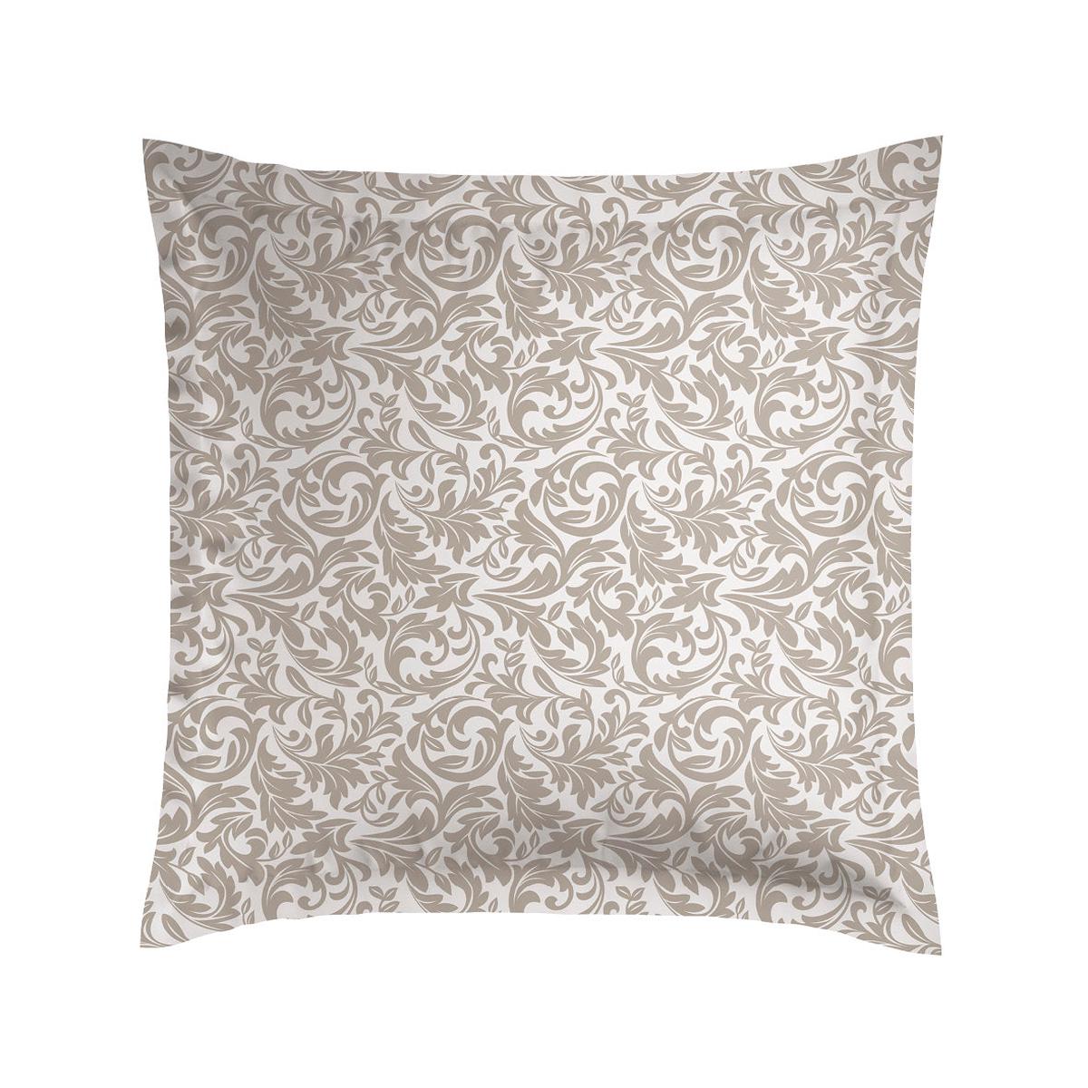 Pillowcases cotton satin – Esprit Damas Taupe – 2 x (80 x 80 cm)