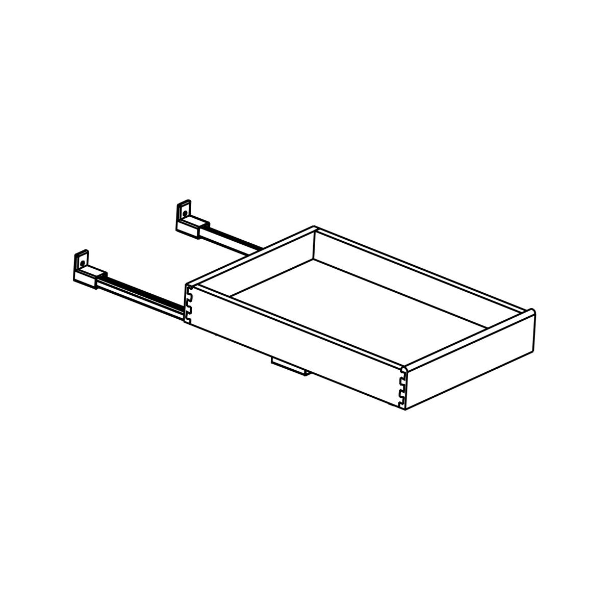 Rustic Shaker 30″ Rollout Tray Pre-Assembled