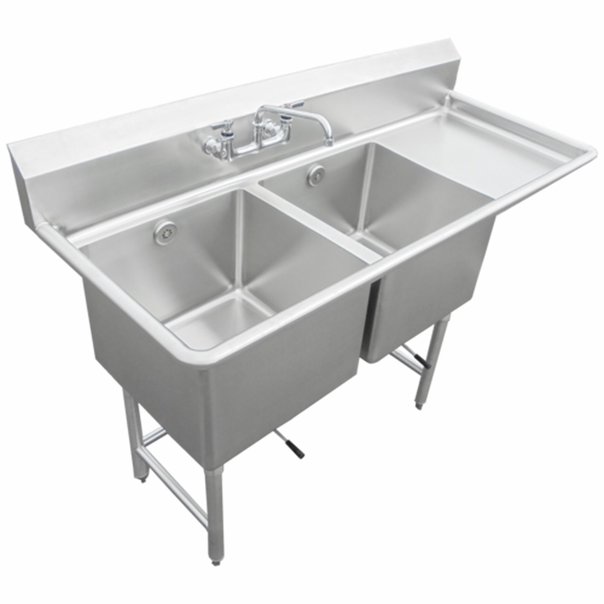 SCS-26-2028-36R | 80′ | Sink, (2) Two Compartment
