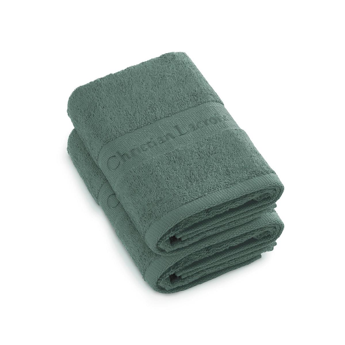 Set of 2 hand towels – Sage green