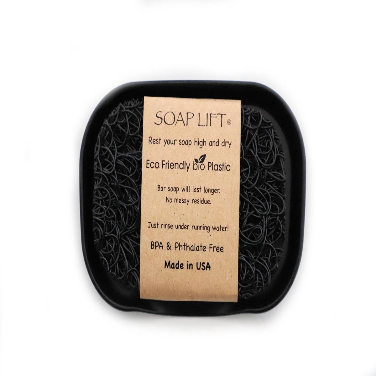 SOAP LIFT & DISH SET – BLACK