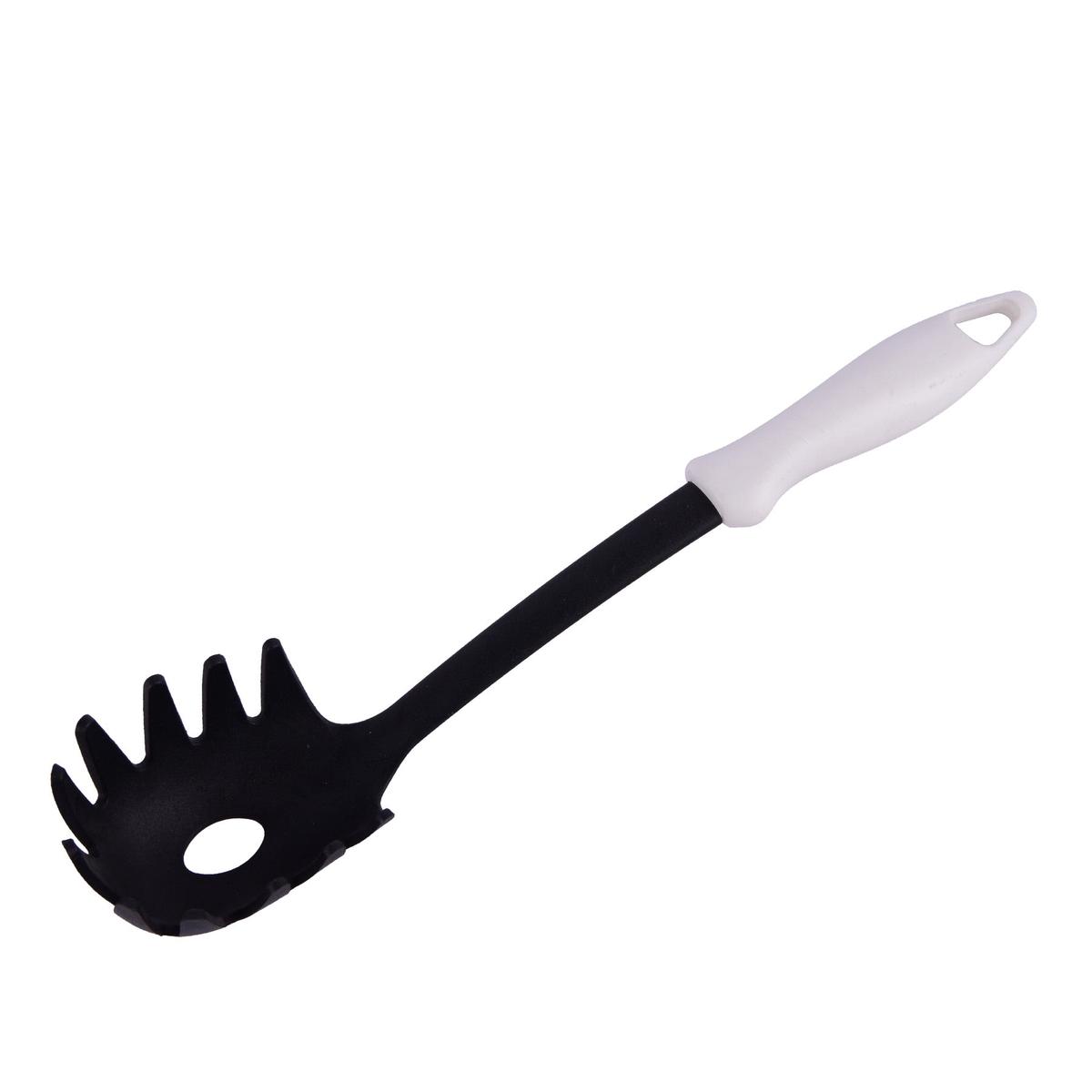 Spaghetti Spoon With White Handle – 30Cm