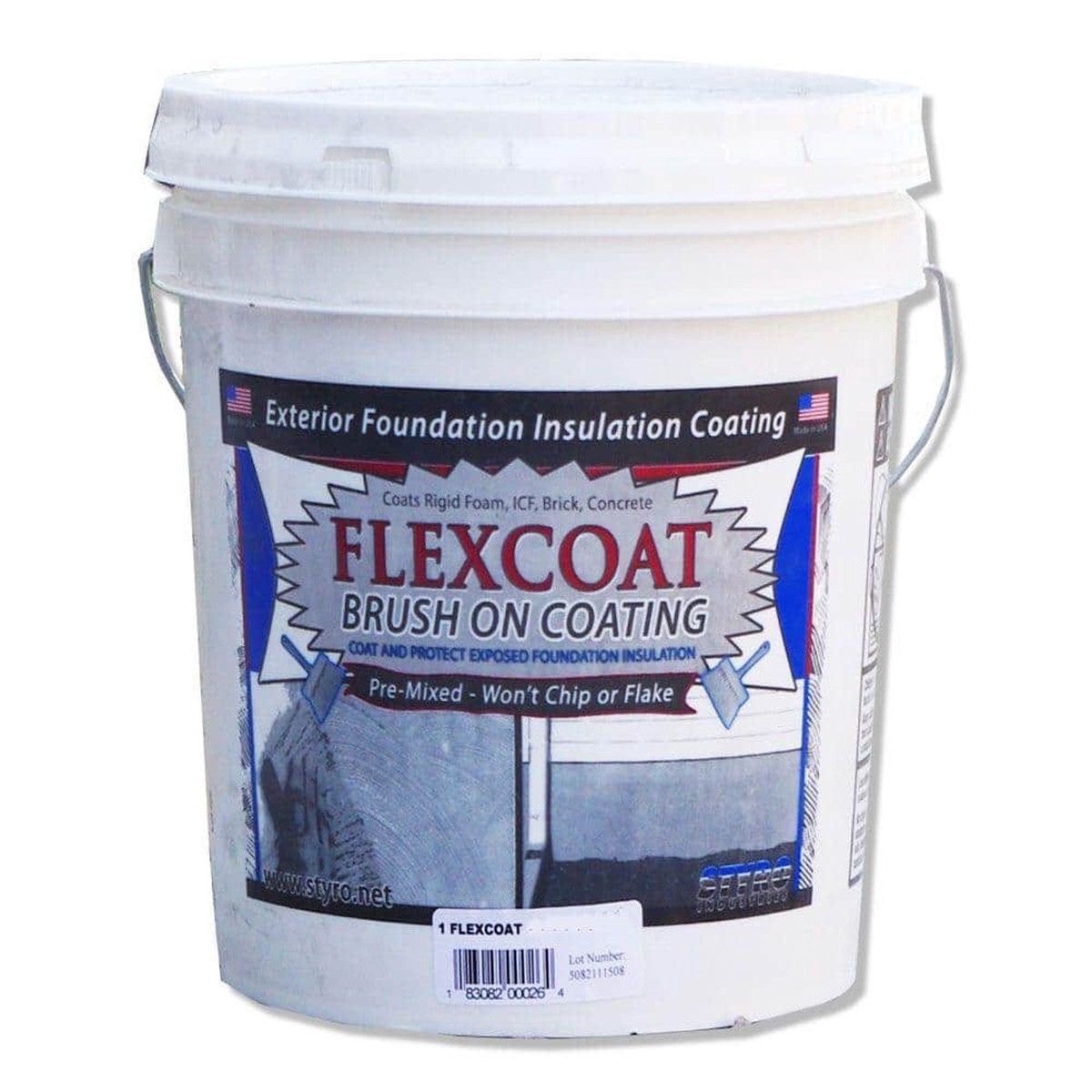 Styro Industries FlexCoat Taupe Sand Foundation Coating – 5 gal.
