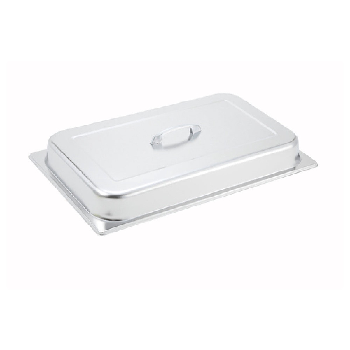 Winco C-DCF Full Size Dome Cover With Handle Stainless Steel