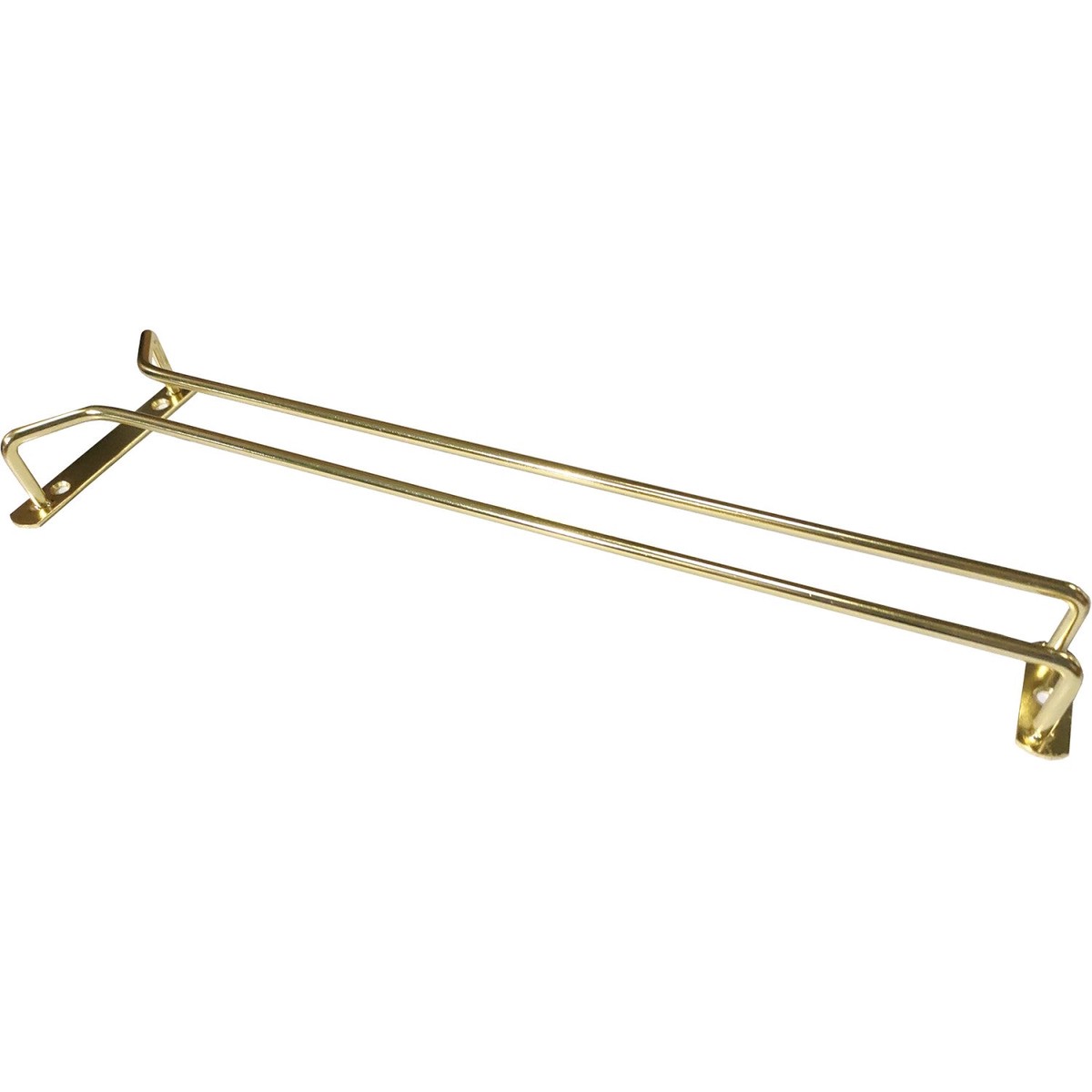 Wine Glass Rack Gold Ceiling mounted Length 400mm 5 wine glasses | WGR116G