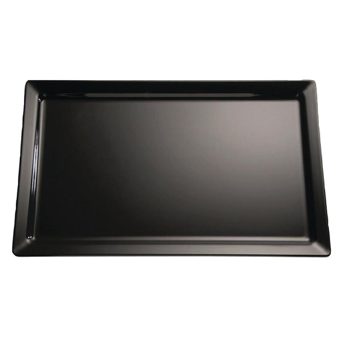 APS Pure Melamine Tray Black GN 1/2 – GF123