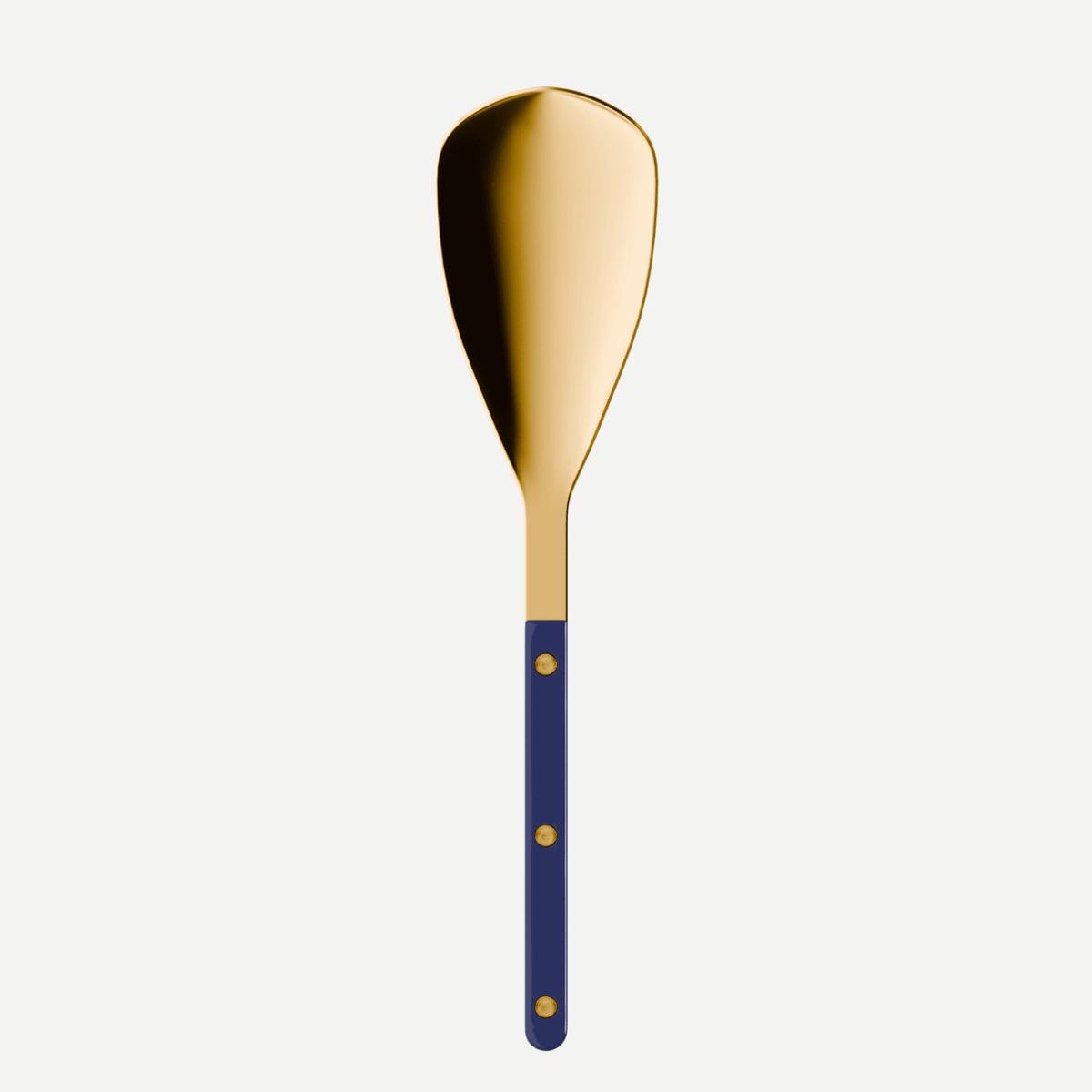 Bistrot Gold color Solid, Navy blue – Rice spoon