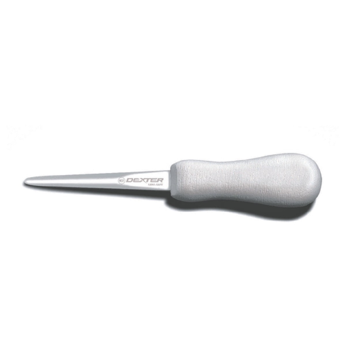 Dexter Russell S120PCP 4 Inch Blade 4 Inch Oyster Knife High Carbon Steel White Handle