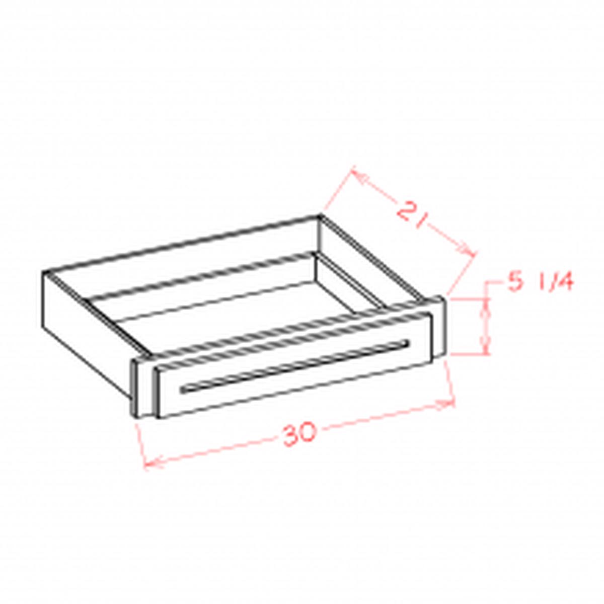 English Sage 30″ Desk Knee Drawer