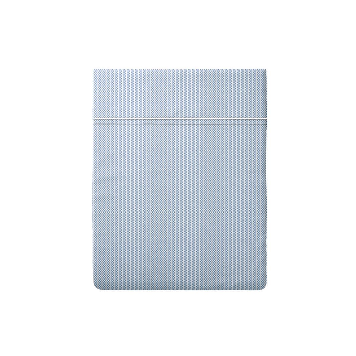 Flat sheet cotton percale – Sorbonne Light blue
