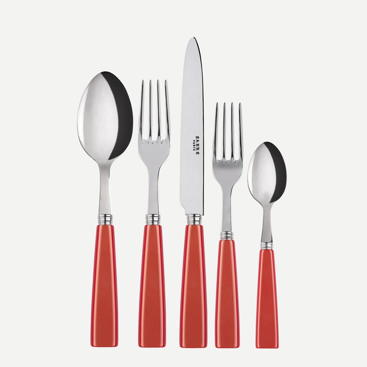 Icne, Orange – 20 pieces cutlery set