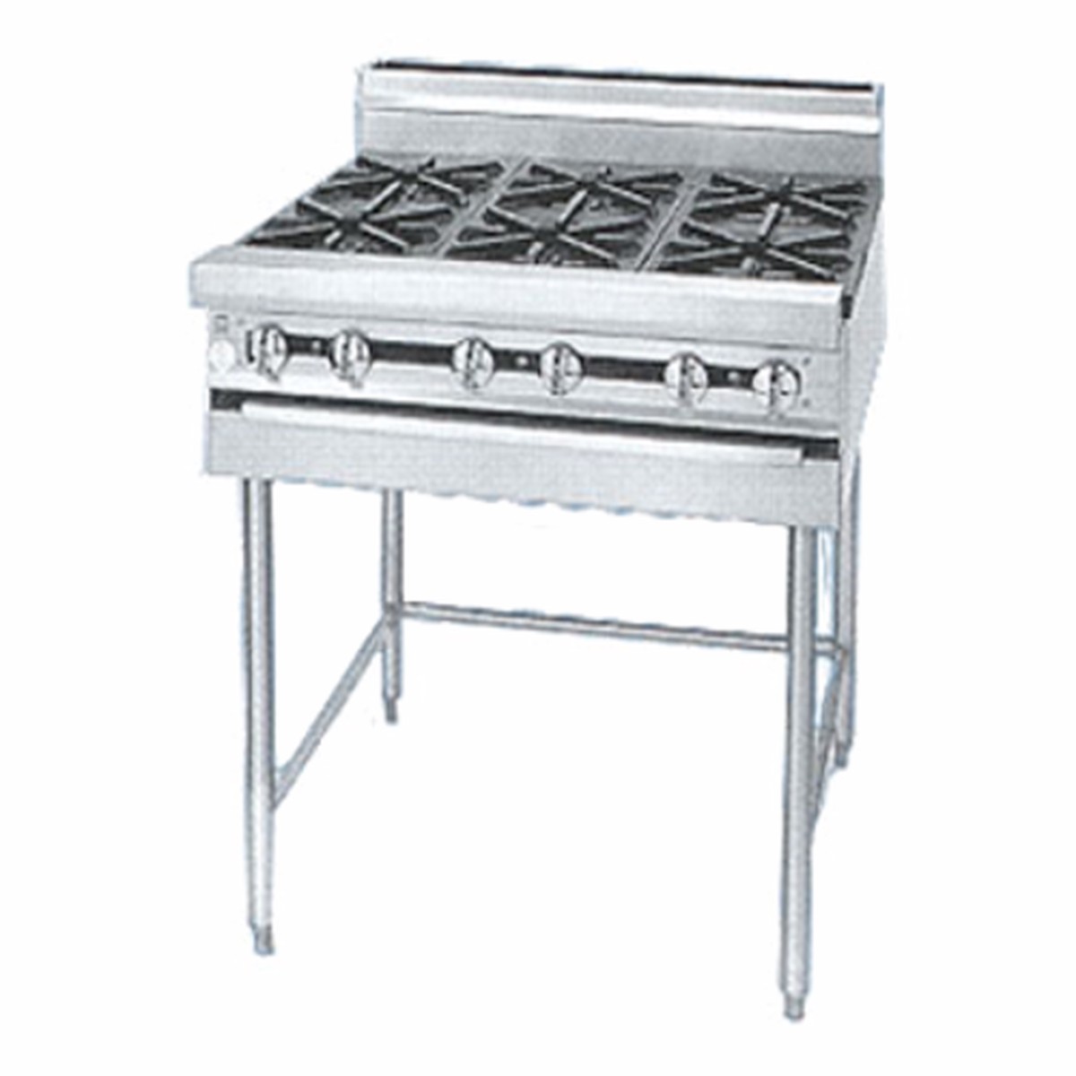 JMRH-8 | 72′ | Range, 72 Heavy Duty, Gas