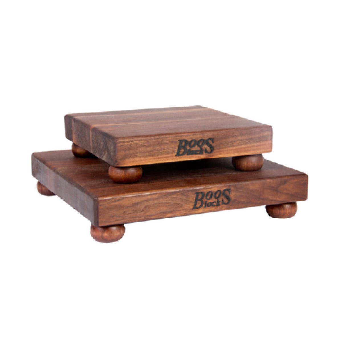 John Boos WAL-B12S 12 Inch Gift Collection Cutting Board Edge Grain American Black Walnut Oil Finish