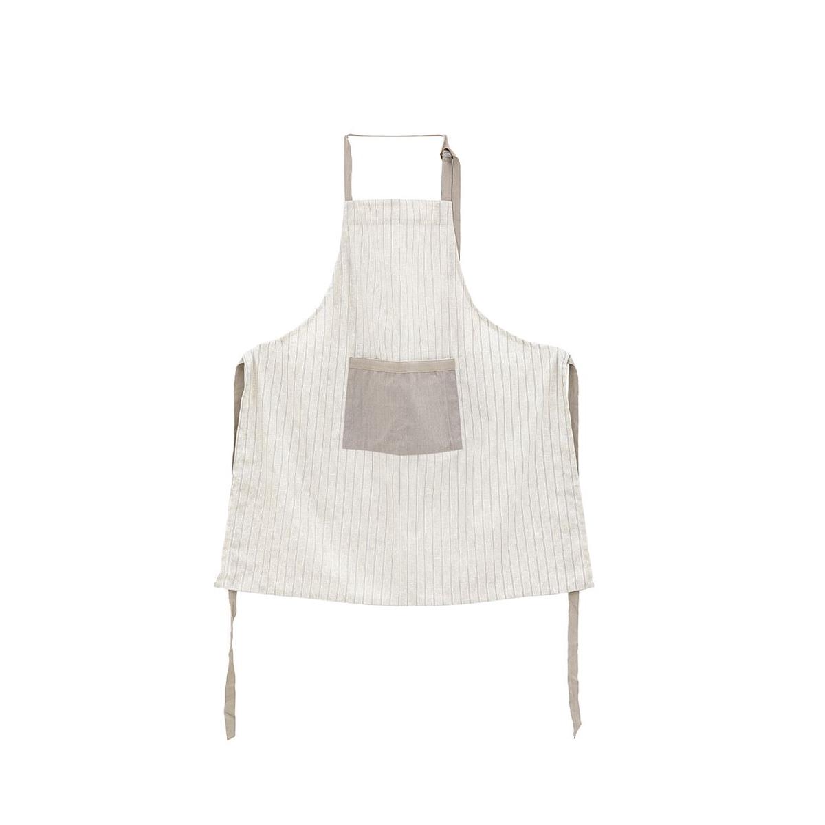 Natural Stripe Apron