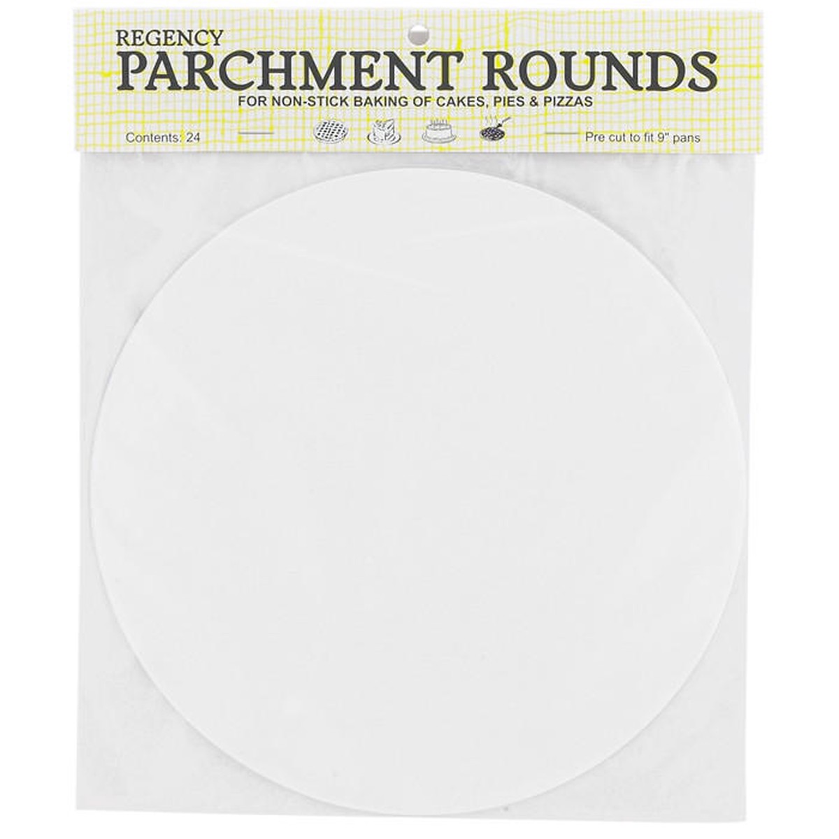 Parchment Paper – 9-in Round, Set of 24