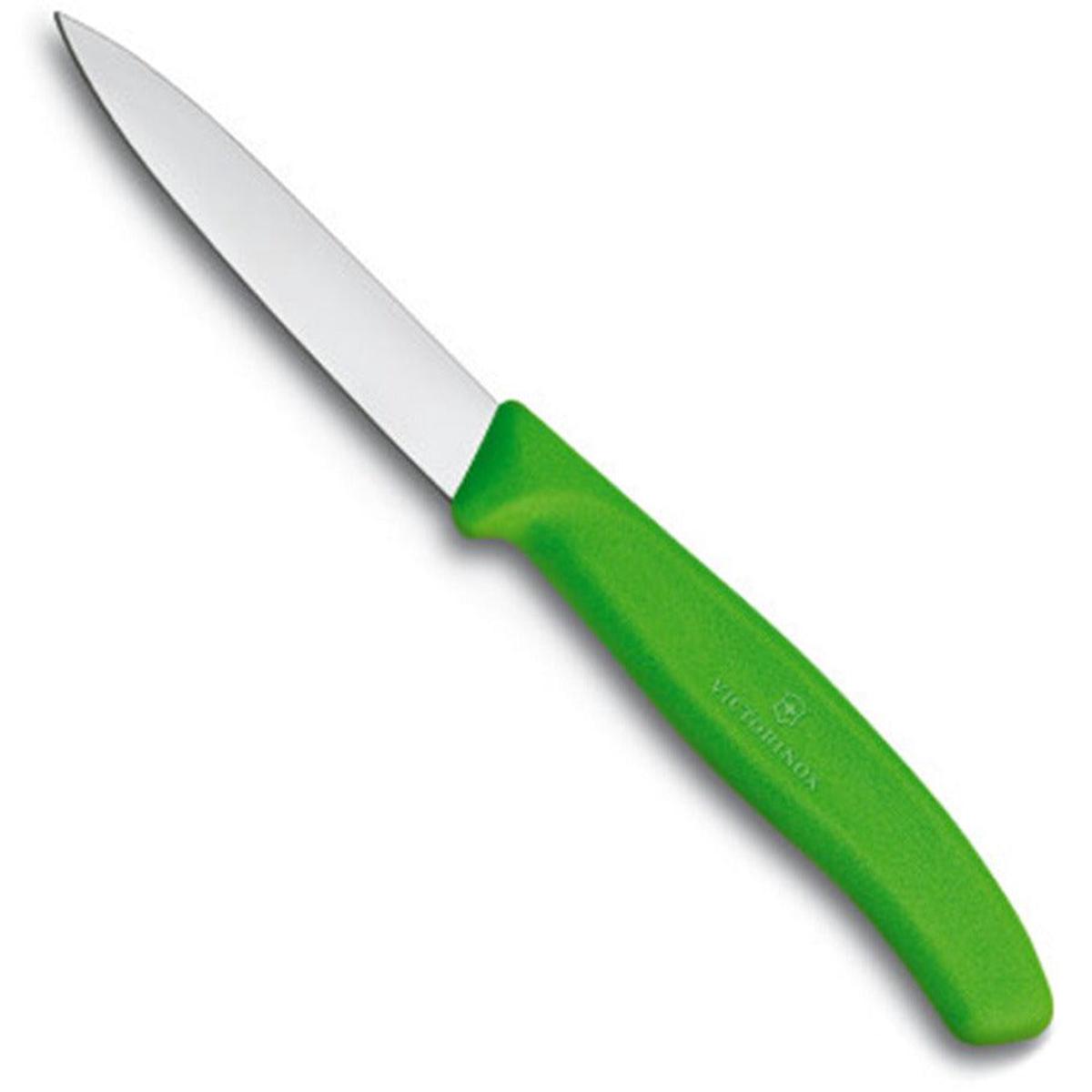 Paring Knife Pointed Tip 8Cm Green