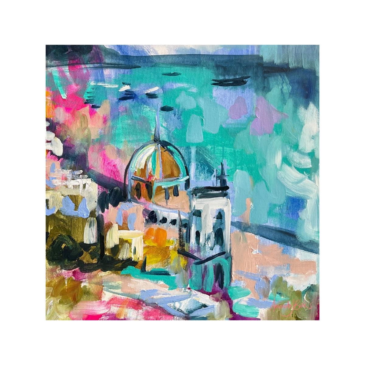 Positano Views Coaster 11x11cm Coaster