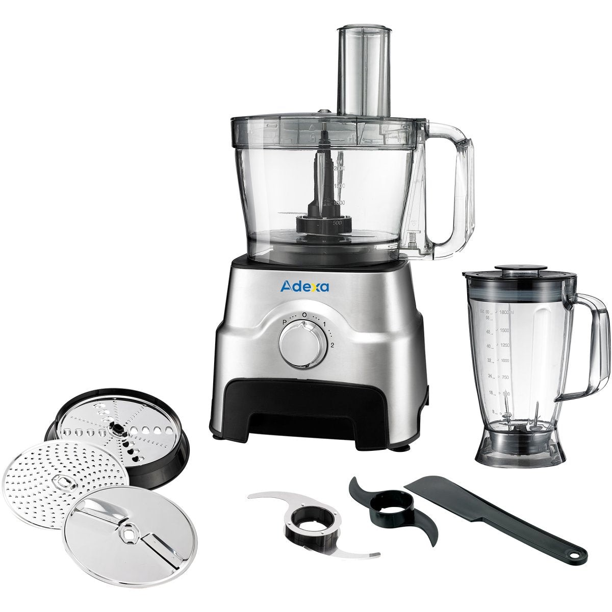 Professional Stainless Steel Food Processor with Blender 1000W| FP407