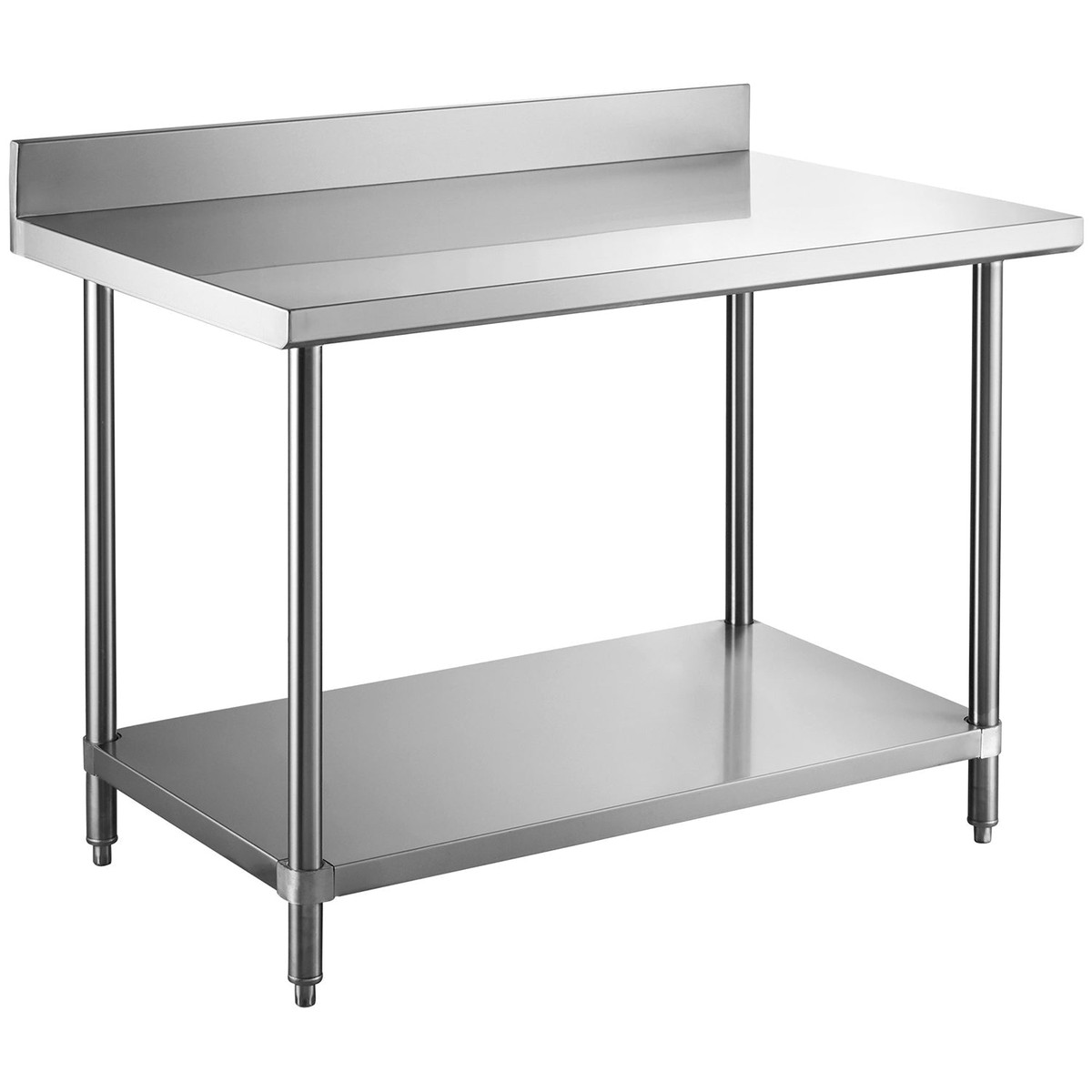 Professional Work table Stainless steel Undershelf Upstand 1000x600x900mm | W218E60100B