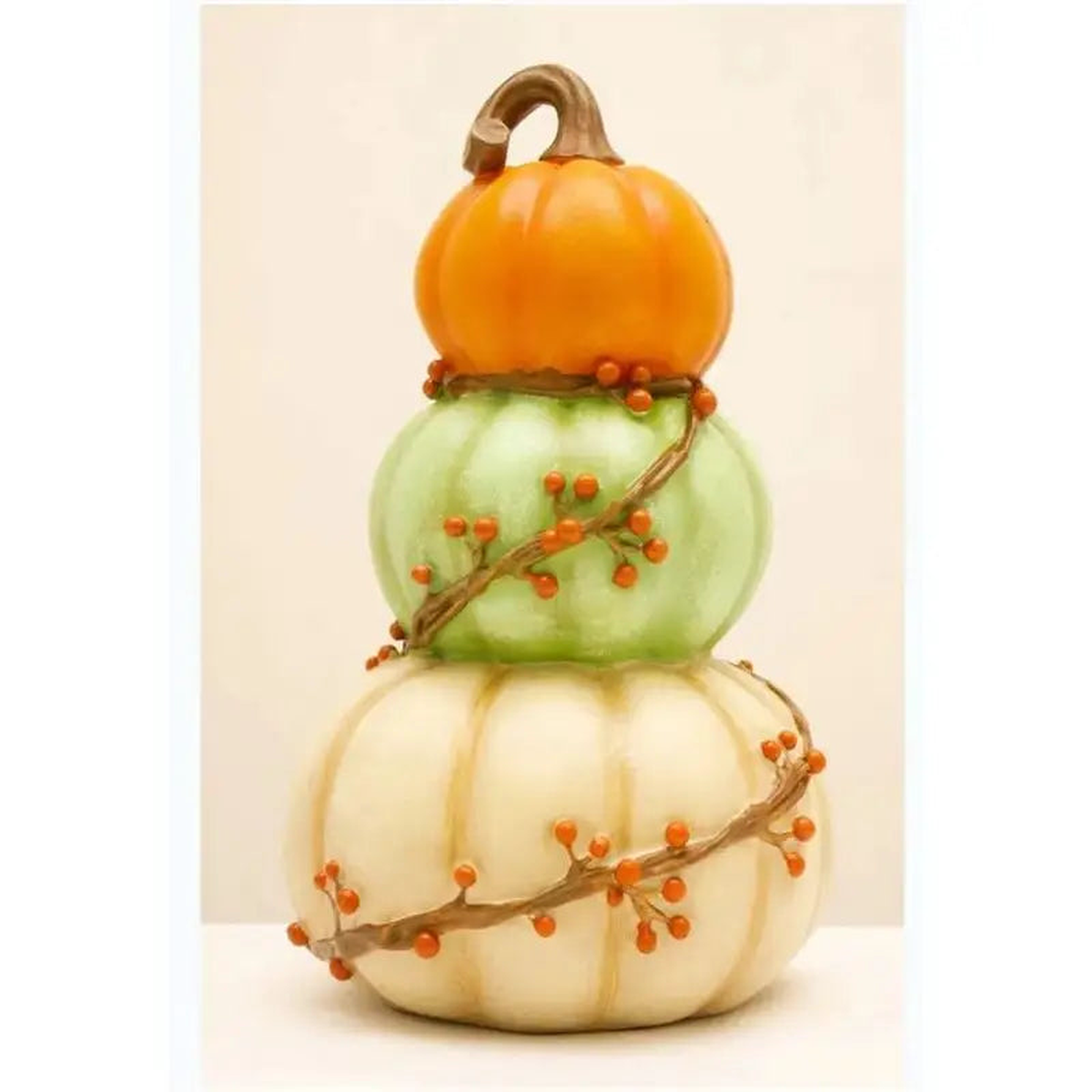 Resin Pumpkin Stack Decoration 26cm