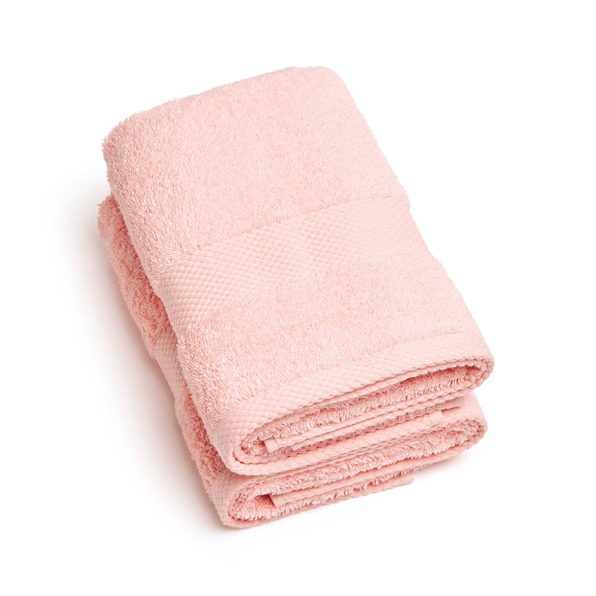 Set of 2 handtowels – 2 x (50 x 100 cm) – Salmon pink