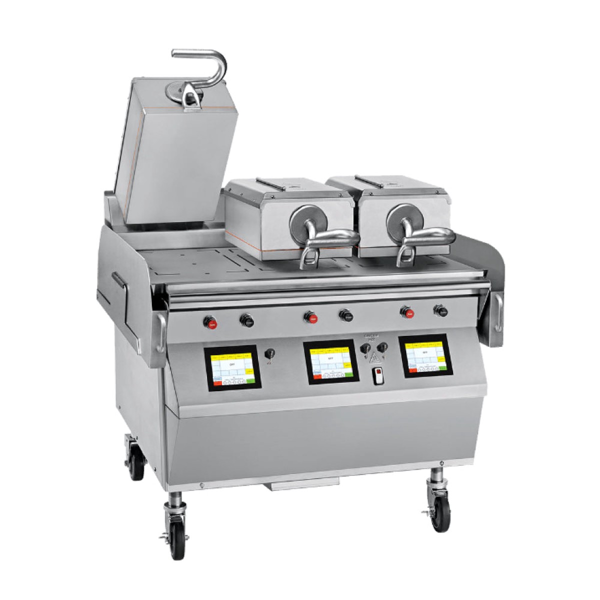 (SHOWROOM MODEL) Taylor L811 36" High-Volume Gas/Electric 3-Platen Commercial Clamshell Griddle