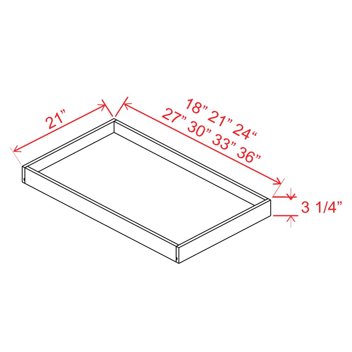 Slim Shaker Aberdeen Green Roll Out Tray – Fits B24