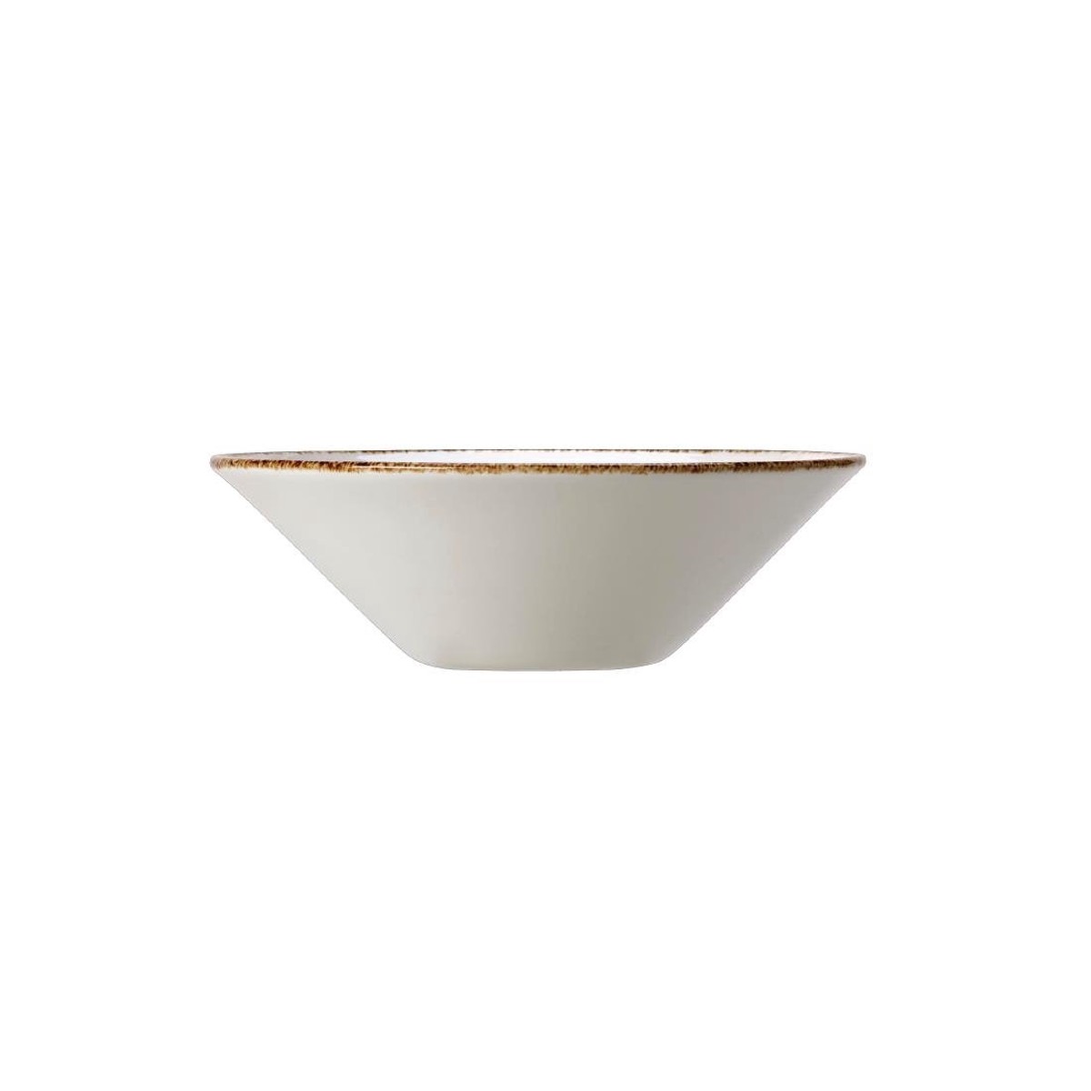 Steelite Brown Dapple Essence Bowl 165mm (24 Pack)