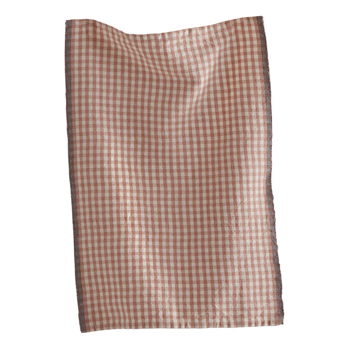 Tag Ltd. – Linen Check Dishtowel, Blush