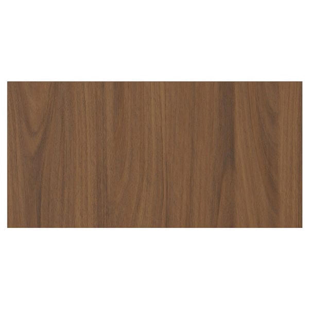 TISTORP drawer front, brown walnut effect, 40×20 cm