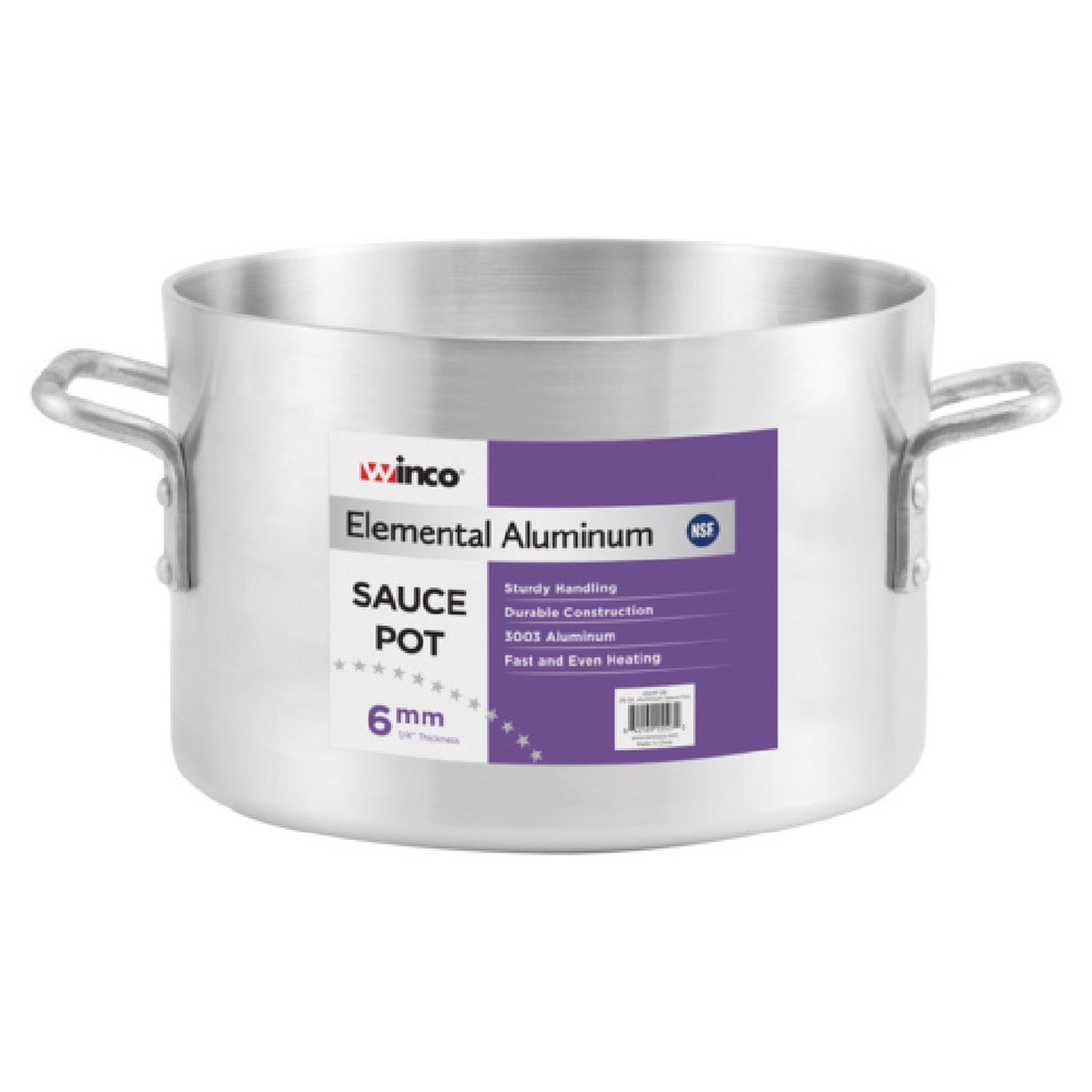 Winco ASHP-40 Elemental Sauce Pot 40 Qt. 18-1/4″ X 10″