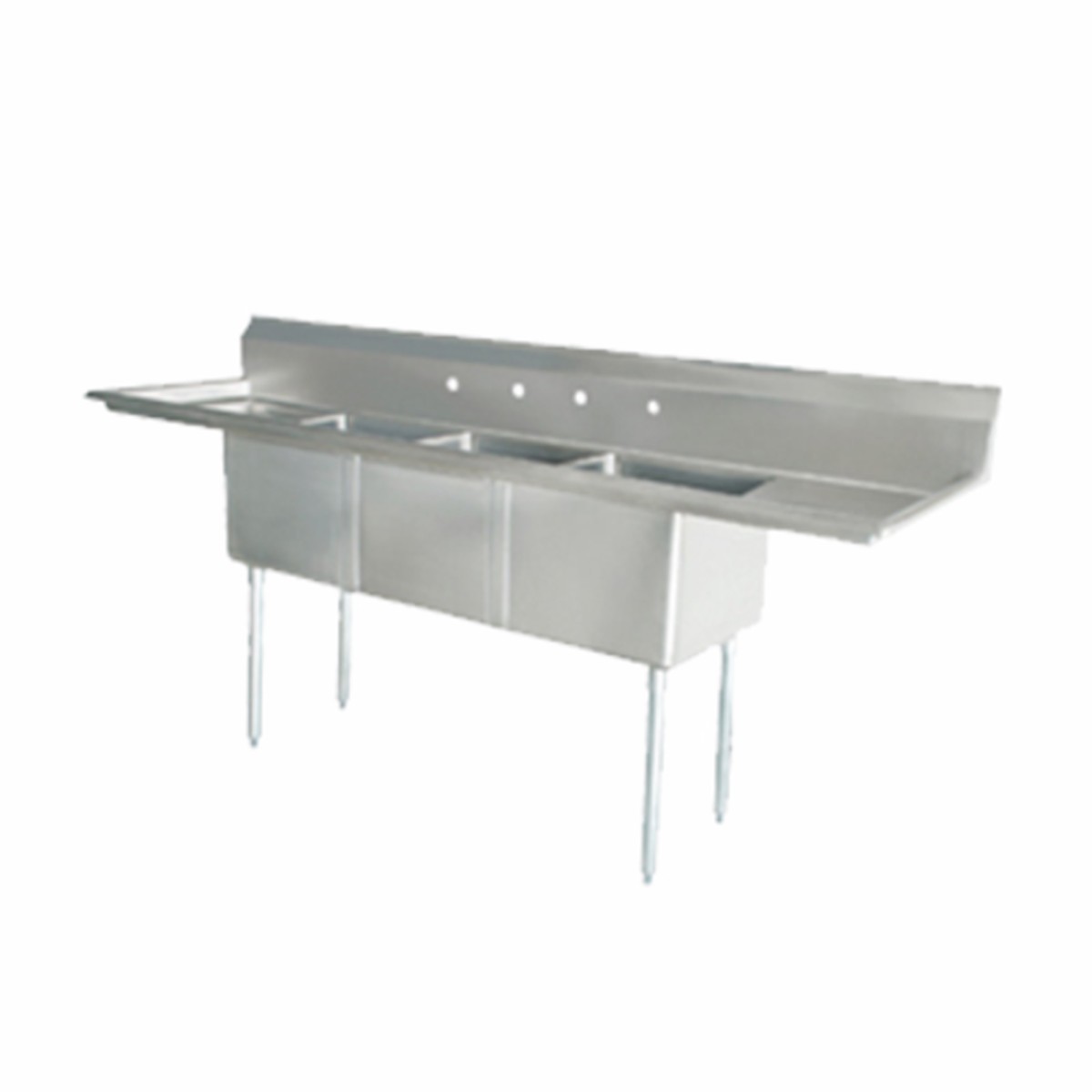 25261 | 120′ | Sink, (3) Three Compartment