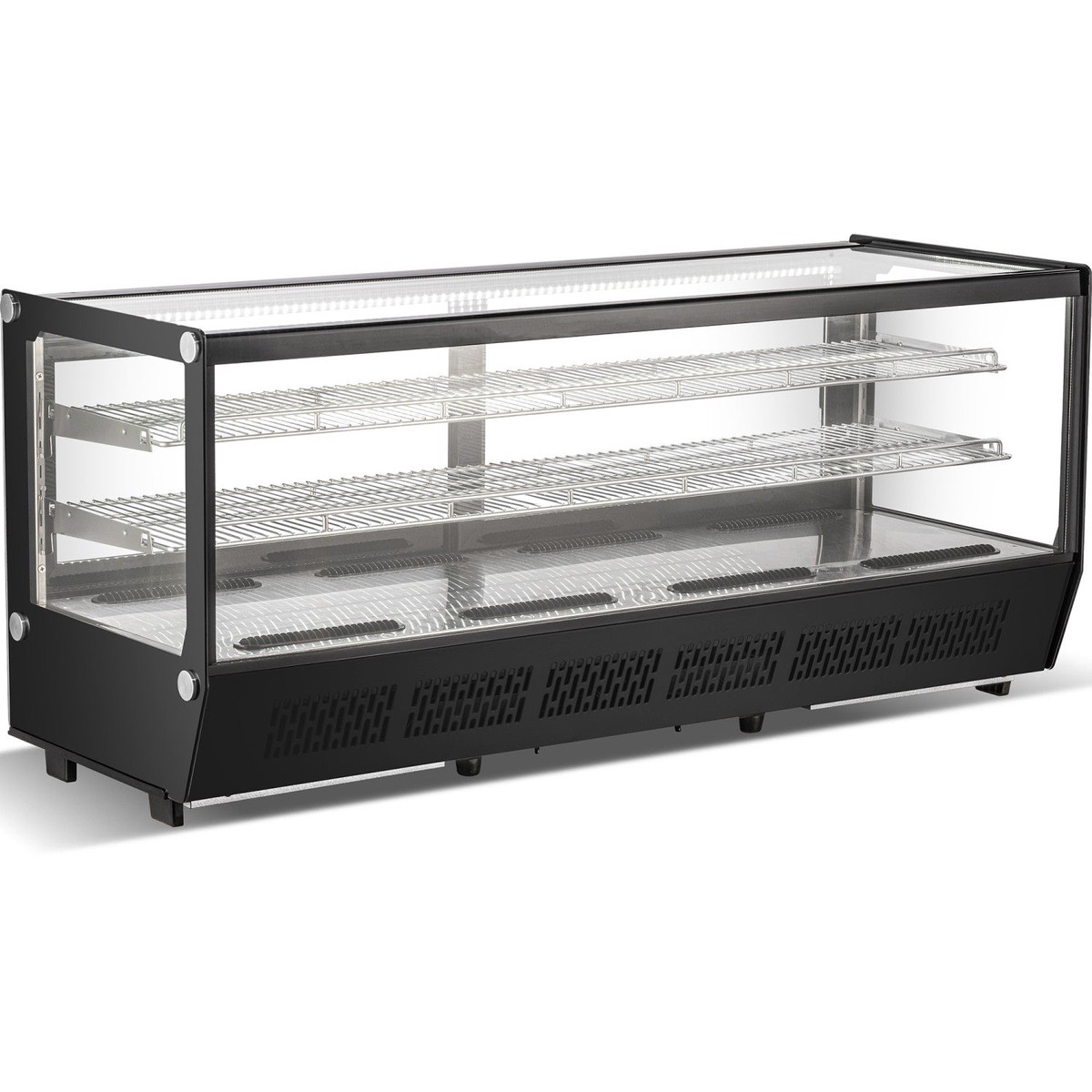 B GRADE Display Merchandiser Fridge 268 litres 2 shelves Black | CW250BLACK B GRADE
