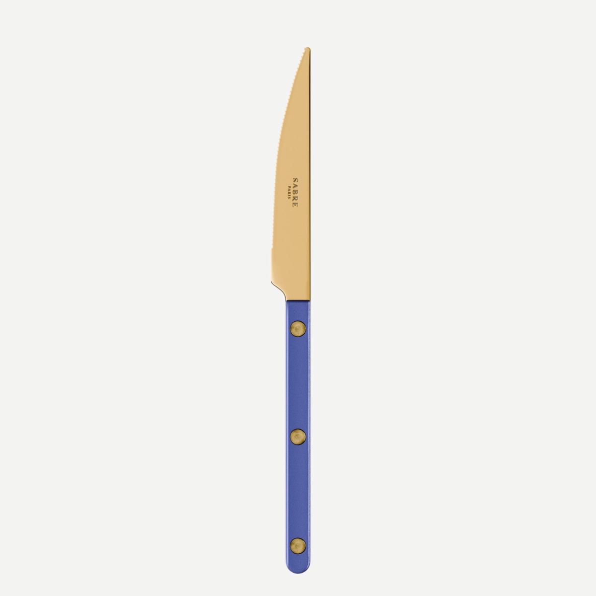 Bistrot Gold color Pearly, Lapis blue – Dessert knife