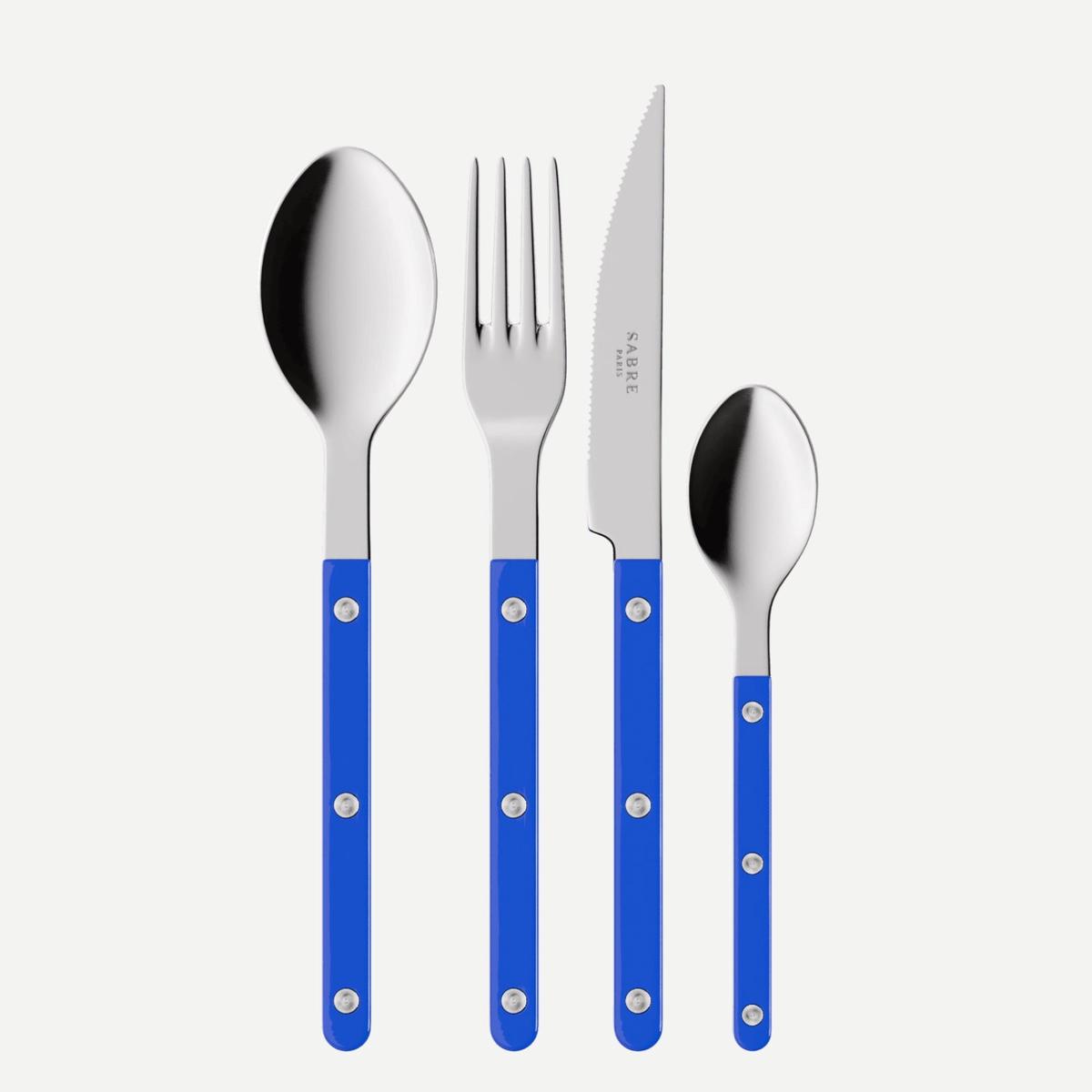 Bistrot Solid, Lapis blue – 48 pieces cutlery set