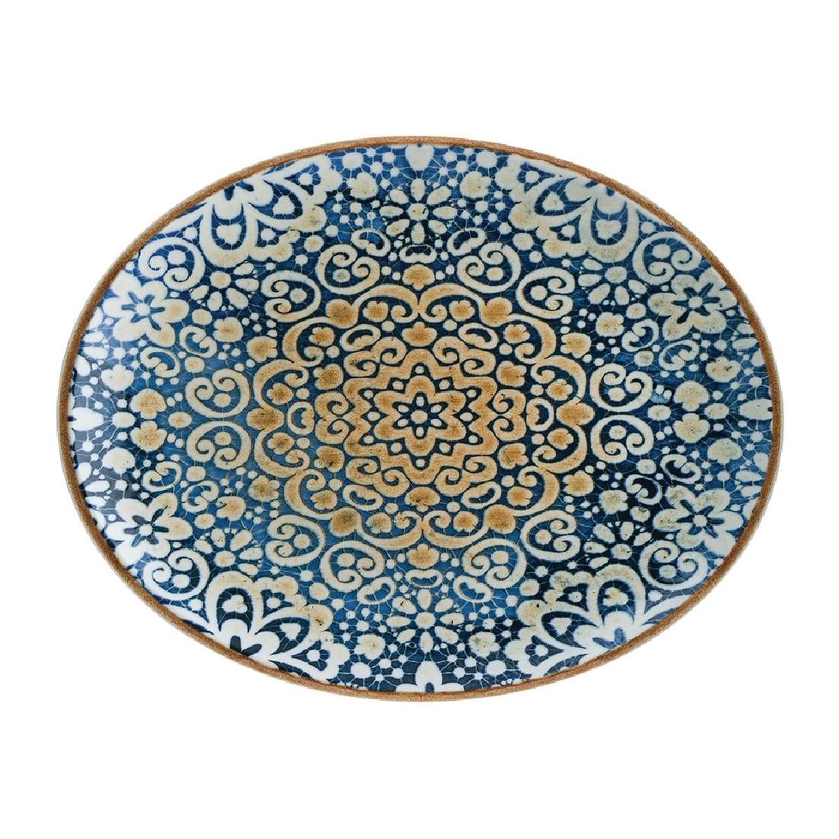 Bonna Alhambra Oval Coupe Platters 250 x 190mm (12 Pack) (250 x 190mm | Pack of 12) PAS-FL006