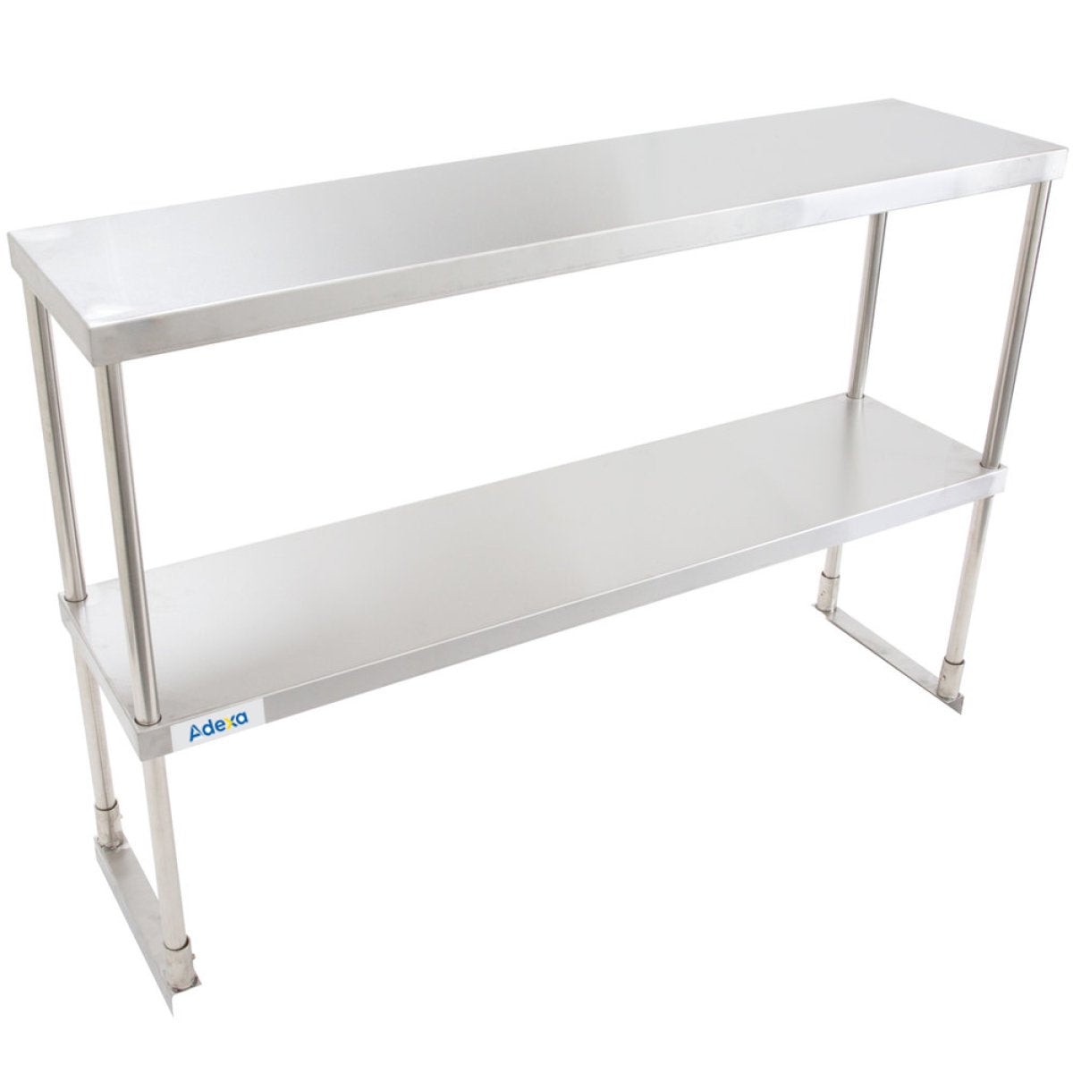 Double Tier Overshelf Stainless steel 1800x300x800mm | DOS300X1800